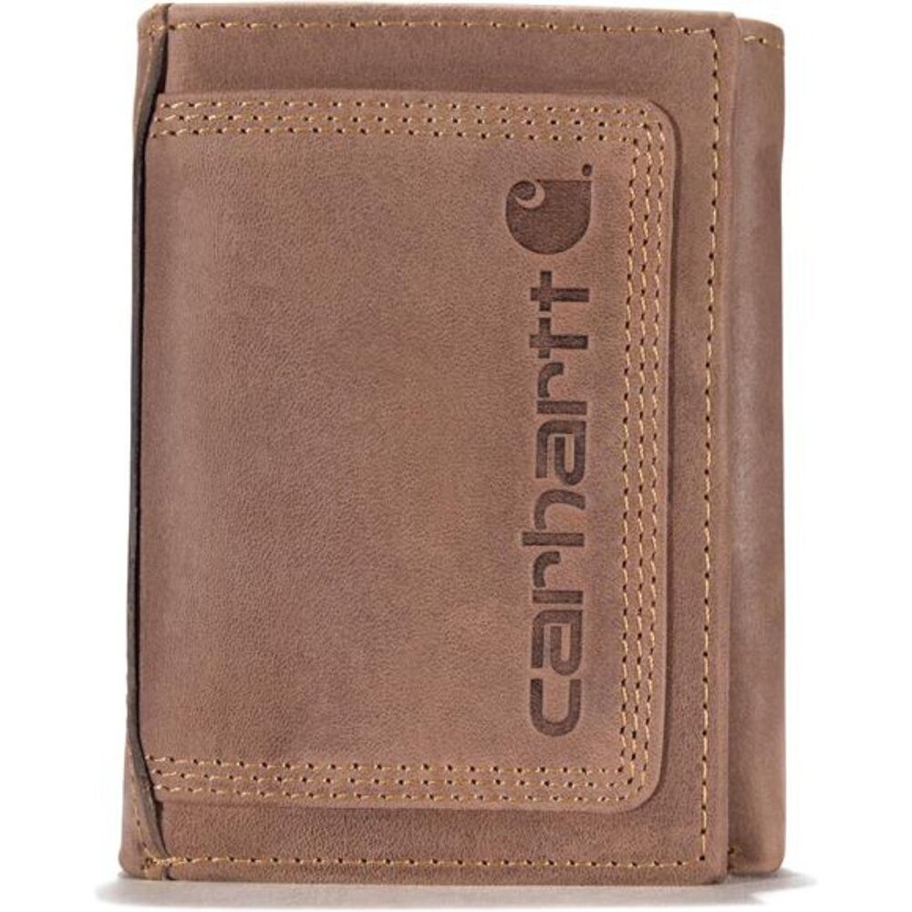 Men's Rugged Leather Triple Stitch Wallets, Available in Multiple Styles